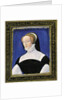 Portrait of a woman, enamel, painted on copper by Leonard Limosin