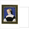 Portrait of a woman, enamel, painted on copper by Leonard Limosin