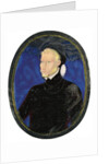 Portrait of a man, enamel, painted on copper by Leonard Limosin