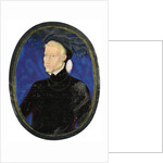 Portrait of a man, enamel, painted on copper by Leonard Limosin
