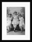 Three young women, photographed in Gales Studios by Anonymous