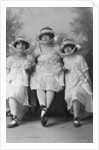 Three young women, photographed in Gales Studios by Anonymous
