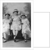 Three young women, photographed in Gales Studios by Anonymous