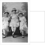 Three young women, photographed in Gales Studios by Anonymous