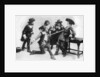 The duel, scene from act I of The Breed of the Treshams by John Rutherford by Anonymous