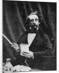 Charles Dickens giving a reading by Herbert Watkins
