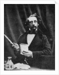 Charles Dickens giving a reading by Herbert Watkins