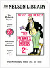 Advertisment for The Pickwick Papers by Charles Dickens, sold by the Nelson Library by Anonymous