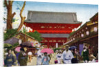 The Asakusa Kannon temple, Tokyo, Japan by Anonymous