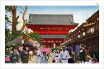 The Asakusa Kannon temple, Tokyo, Japan by Anonymous
