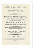 A remonstration of the subject of the slave trade by Anonymous