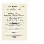 A remonstration of the subject of the slave trade by Anonymous