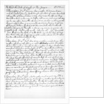 A page from the journal of John Newton by Anonymous