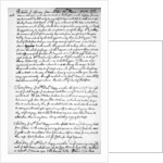 A page from the journal of John Newton by Anonymous