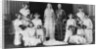 The Duke and Duchess of York surrounded by her eight bridesmaids by Anonymous