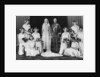 The Duke and Duchess of York surrounded by her eight bridesmaids by Anonymous