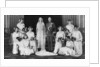 The Duke and Duchess of York surrounded by her eight bridesmaids by Anonymous