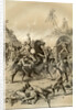 Gold escort attacked by bushrangers, Australia by McFarlane and Erskine