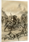 Gold escort attacked by bushrangers, Australia by McFarlane and Erskine