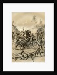 Gold escort attacked by bushrangers, Australia by McFarlane and Erskine