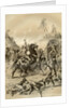 Gold escort attacked by bushrangers, Australia by McFarlane and Erskine