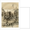 Gold escort attacked by bushrangers, Australia by McFarlane and Erskine