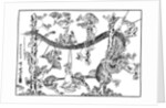 The Snake and the Frog by Kawanabe Kyôsai