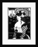 Portrait of a woman by Aubrey Beardsley
