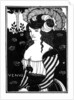 Portrait of a woman by Aubrey Beardsley