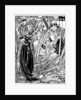 An illustration for Sir Lancelot Du Lake by Eleanor Fortescue-Brickdale