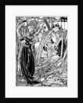 An illustration for Sir Lancelot Du Lake by Eleanor Fortescue-Brickdale