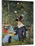 Young Girl on the Threshold of the Garden at Bellevue by Edouard Manet