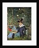 Young Girl on the Threshold of the Garden at Bellevue by Edouard Manet