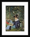 Young Girl on the Threshold of the Garden at Bellevue by Edouard Manet