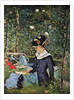 Young Girl on the Threshold of the Garden at Bellevue by Edouard Manet