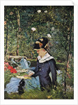 Young Girl on the Threshold of the Garden at Bellevue by Edouard Manet