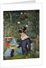 Young Girl on the Threshold of the Garden at Bellevue by Edouard Manet