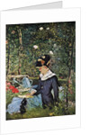 Young Girl on the Threshold of the Garden at Bellevue by Edouard Manet