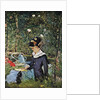 Young Girl on the Threshold of the Garden at Bellevue by Edouard Manet