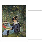 Young Girl on the Threshold of the Garden at Bellevue by Edouard Manet