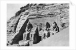 The Temple of Abu Simbel, Egypt by Anonymous