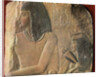 An Egyptian limestone relief, c1400 BC by Anonymous