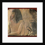 An Egyptian limestone relief, c1400 BC by Anonymous