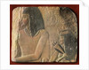 An Egyptian limestone relief, c1400 BC by Anonymous
