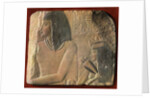 An Egyptian limestone relief, c1400 BC by Anonymous