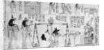 'Judgement of the Dead', from the Temple of Deir-el-Bahari, Egypt, c1025 BC by Anonymous