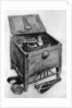 An Ancient Egyptian wooden toilet case by Anonymous