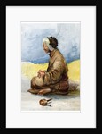 A Tibetan fortune teller by Anonymous