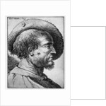 Study of a male head by Esaias van de Velde