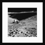 Astronaut David Scott (b1932) on the slope of Hadley Delta during Apollo 15 by NASA